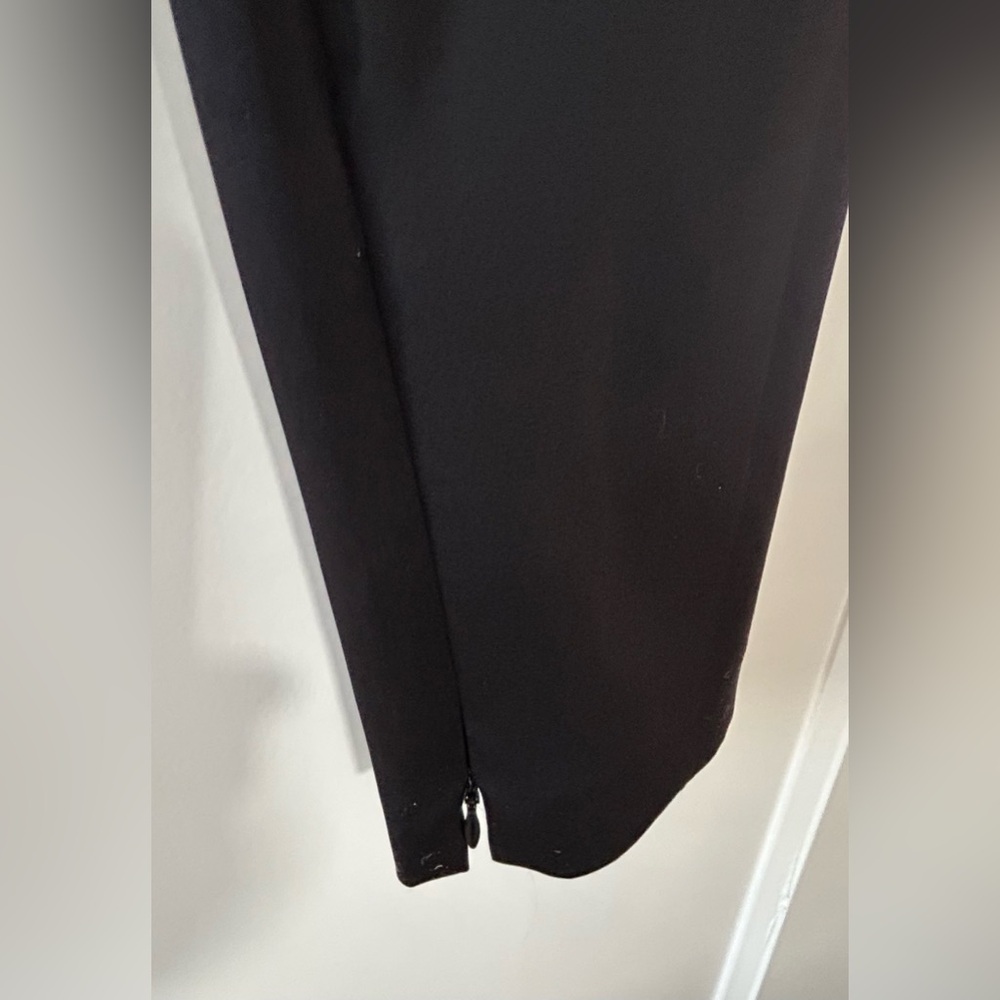 Theory High Waist Polish Scuba Ankle Pant Size 14 - Picture 3 of 7